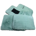 Tiffany Blue Sheepskin Floor Mats For Rolls Royce Wraith 20132023 Er56 Design - AutoWin