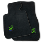 Black Floor Mats For BMW 1 Series F20 Tailored Set Perfect Fit - AutoWin