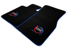 Black Floor Mats For BMW 2 Series F23 Convertible ER56 Design Limited Edition Blue Trim - AutoWin