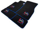 Black Floor Mats For BMW 2 Series F44 Gran Coupe ER56 Design Limited Edition Blue Trim - AutoWin