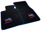 Black Floor Mats For BMW 2 Series F44 Gran Coupe ER56 Design Limited Edition Blue Trim - AutoWin