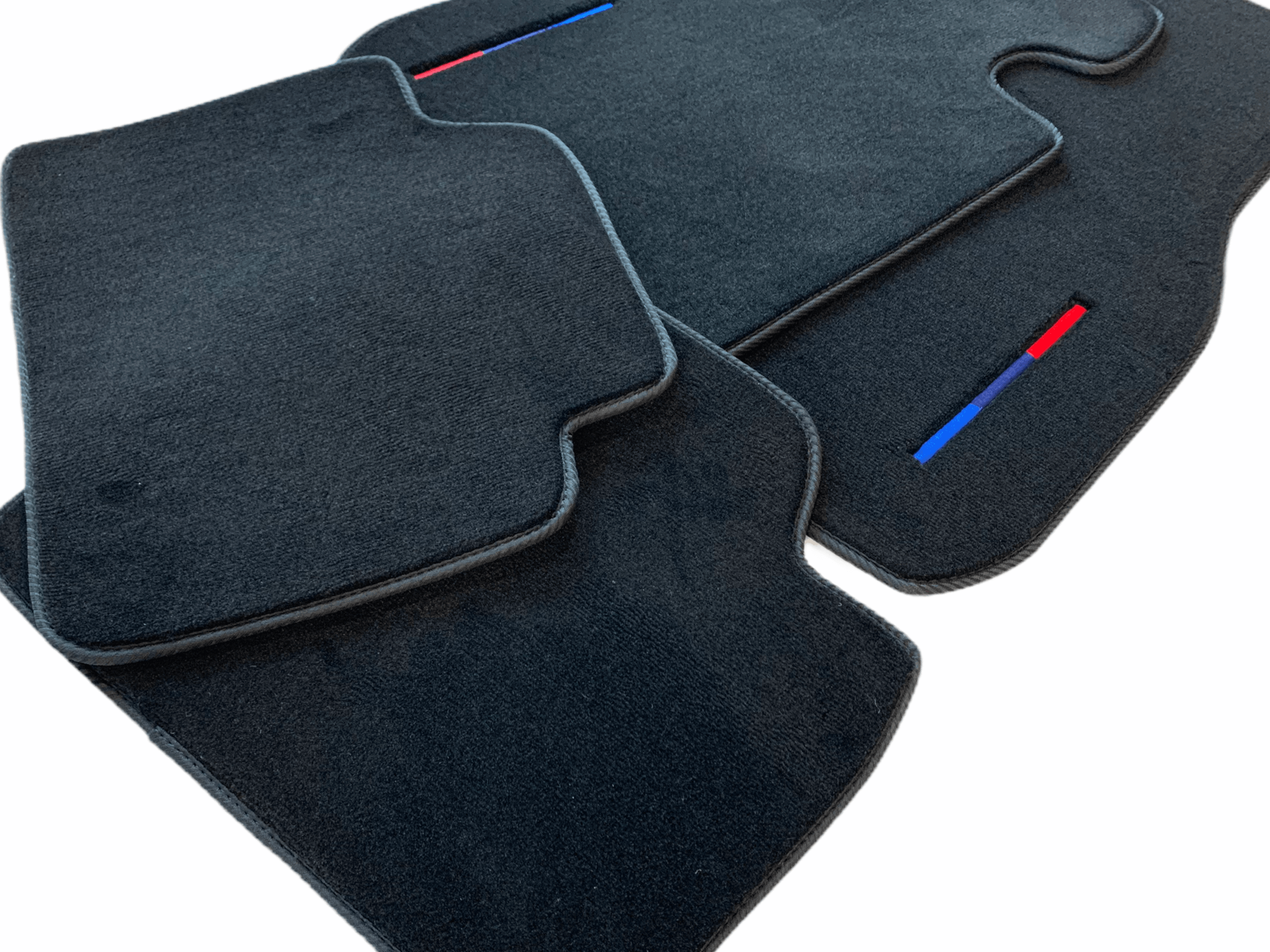 Black Floor Mats For BMW 5 Series F10 Tailored Set Perfect Fit - AutoWin