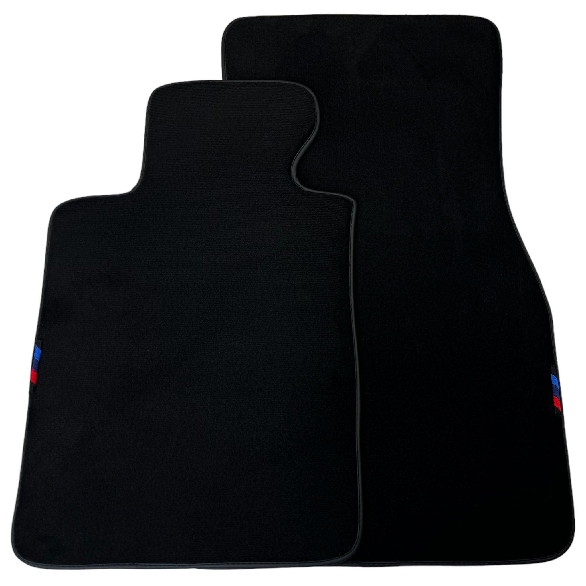 Black Floor Floor Mats For BMW X5 Series E70 | Black Trim