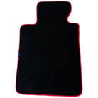 Black Floor Mats For BMW 1 Series F21 3-door Hatchback | Red Trim