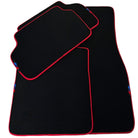 Black Floor Mats For BMW 2 Series F23 Convertible | Red Trim