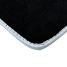 Black Floor Mats For BMW 3 Series G21 5-door Wagon | White Trim