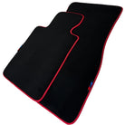 Black Floor Mats For BMW 4 Series G22 Coupe | Red Trim