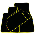 Black Mats For BMW M3 E36 | Yellow Trim - AutoWin