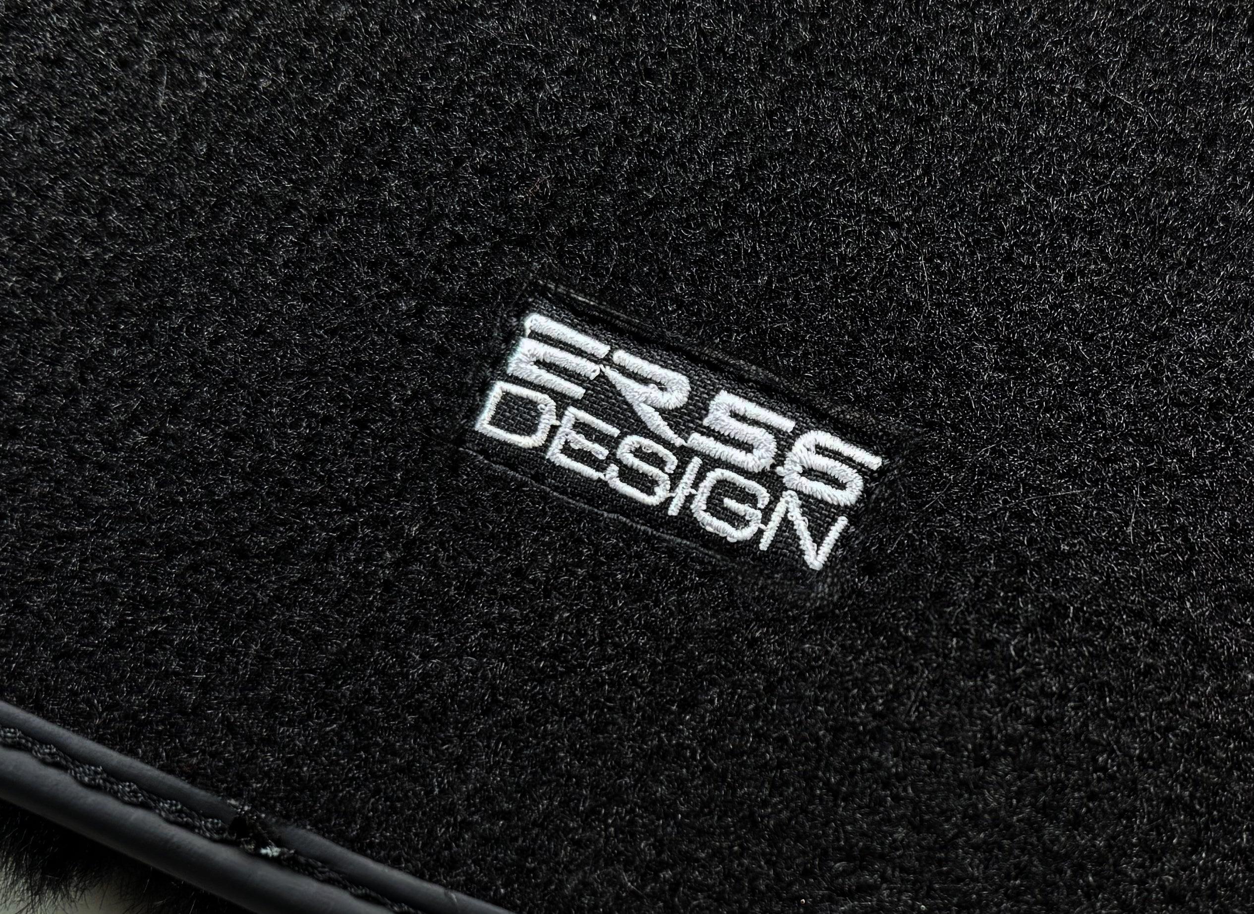 Black Sheepskin Floor Mats For BMW M3 E36 ER56 Design