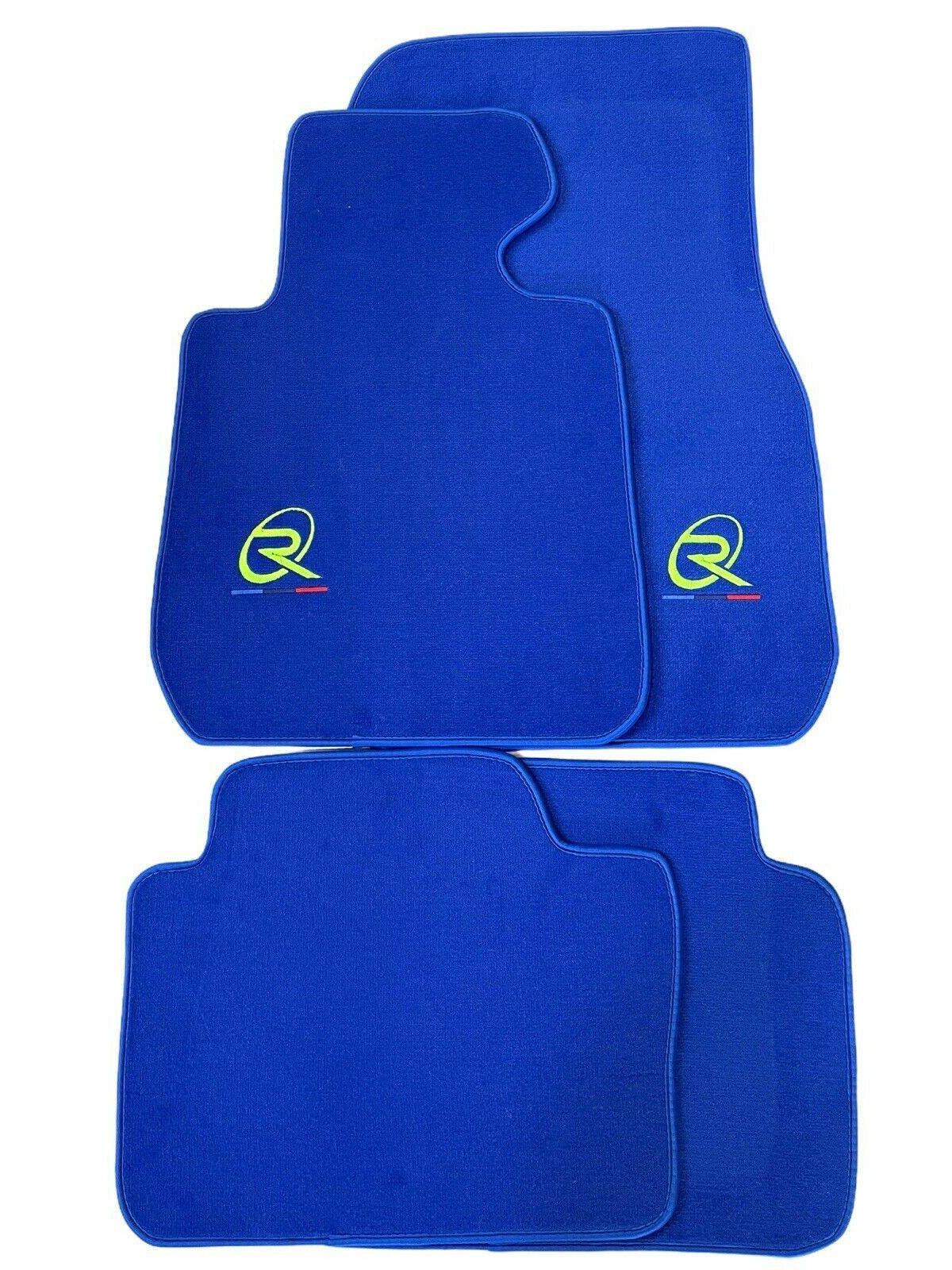 Blue Floor Mats For BMW X4M Series F98 Tailored Set Perfect Fit - AutoWin