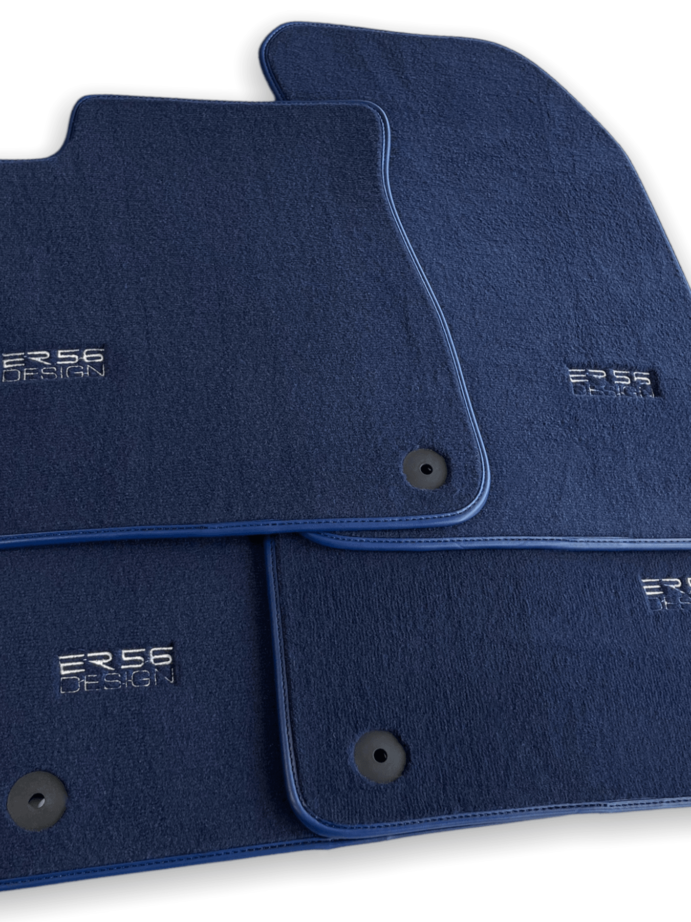 Dark Blue Floor Mats for Audi Q7 4M (2019-2023) | ER56 Design