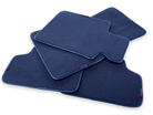Dark Blue Floor Mats For BMW 7 Series G12 With M Package - AutoWin