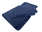 Dark Blue Mats For BMW 4 Series G22 Coupe With M Package - AutoWin