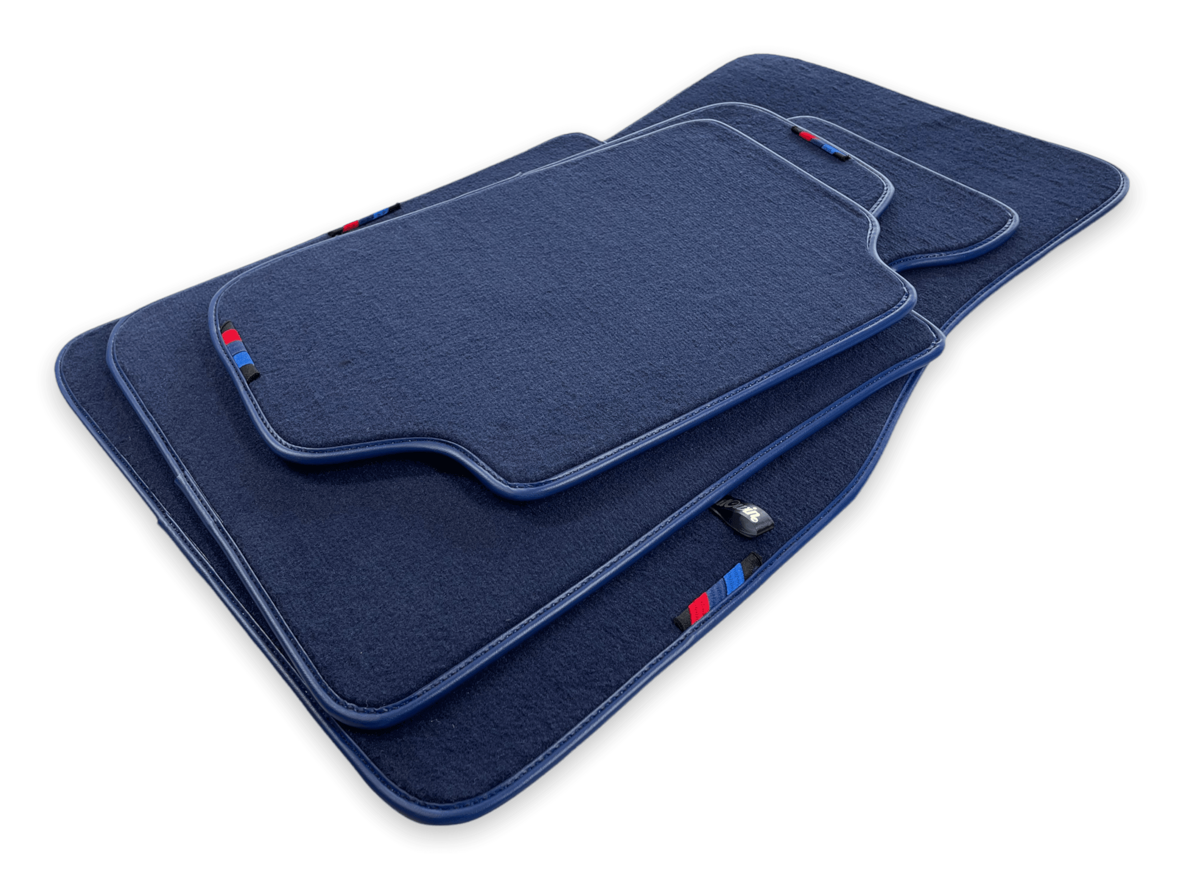 Dark Blue Mats For BMW M3 4-door E90 With M Package - AutoWin