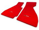 Floor Mats For Ferrari 328 GTB 1985-1989 Red Autowin Brand Italian Edition - AutoWin