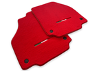 Floor Mats For Ferrari F8 Spider 2019-2022 Red Italian Edition - AutoWin