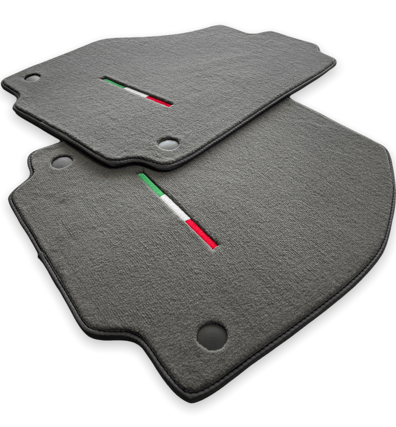 Floor Mats For Ferrari F8 Spider 2019-2023 Gray Italian Edition - AutoWin