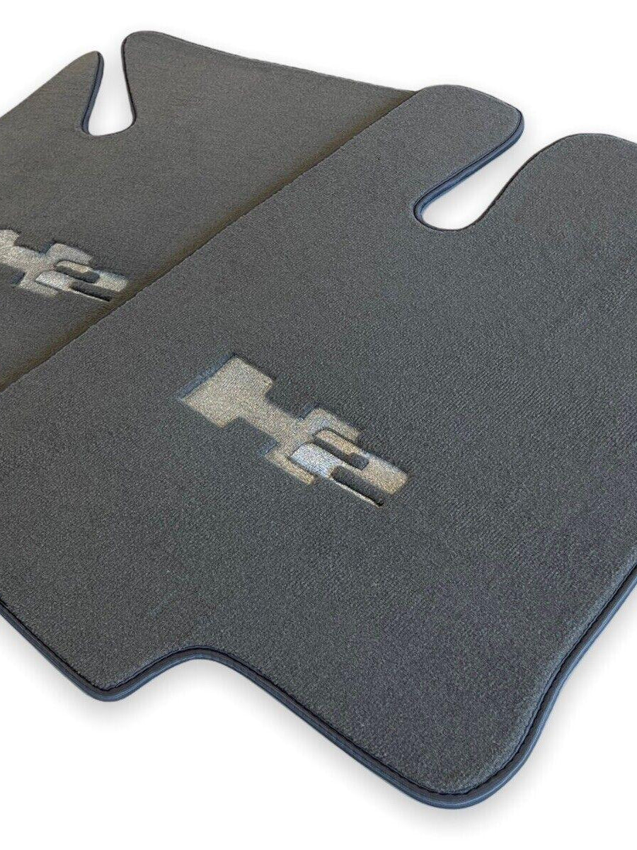 Floor Mats For Hummer H2 2003-2009 Tailored Gray Color Carpets - AutoWin