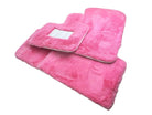 Pink Sheepskin Floor Mats For Bentley Flying Spur (2013-2019) Er56 Design Brand