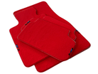 Red Floor Mats For BMW 5 Series E39 With M Package AutoWin Brand - AutoWin