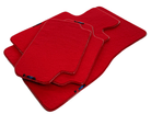 Red Floor Mats For BMW 5 Series E60 With M Package AutoWin Brand - AutoWin