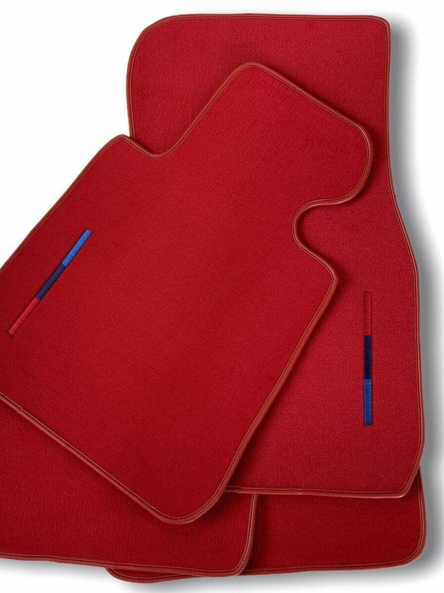 Red Floor Mats For BMW 5 Series F07 GT With M Package - AutoWin