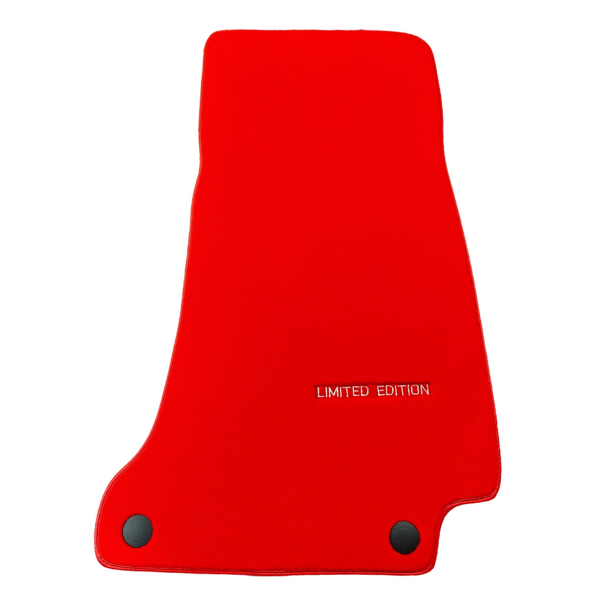 Red Floor Mats For Mercedes Benz E-Class W211 Sedan 4Matic (2002-2009) | Limited Edition