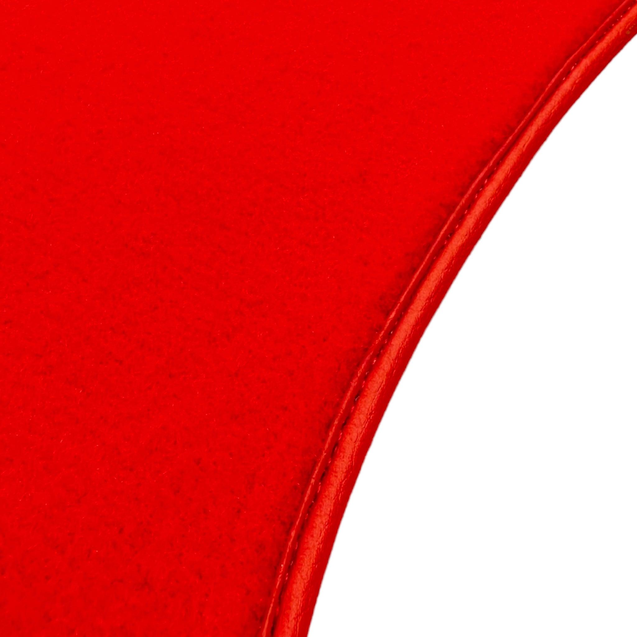 Red Floor Mats For Mercedes Benz E-Class W213 Sedan (2016-2020) Hybrid | Limited Edition