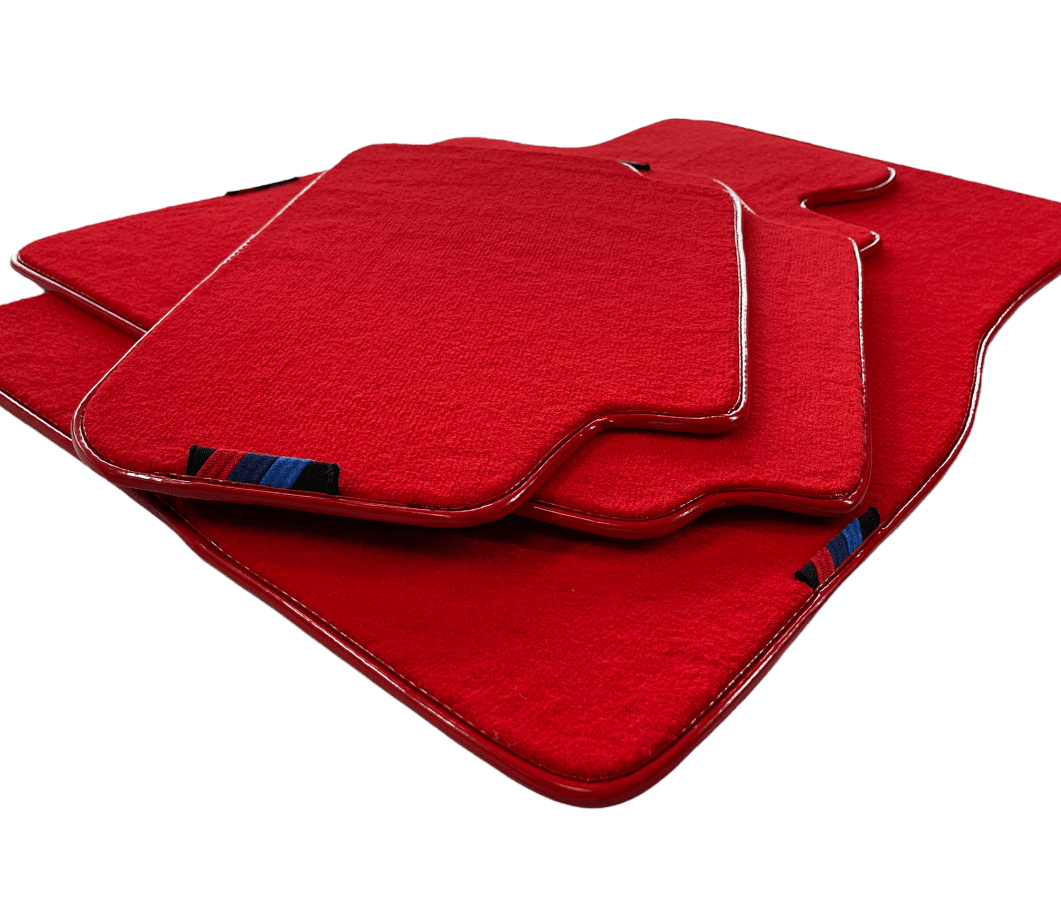 Red Mats For BMW 3 Series E46 Convertible With M Package AutoWin Brand - AutoWin