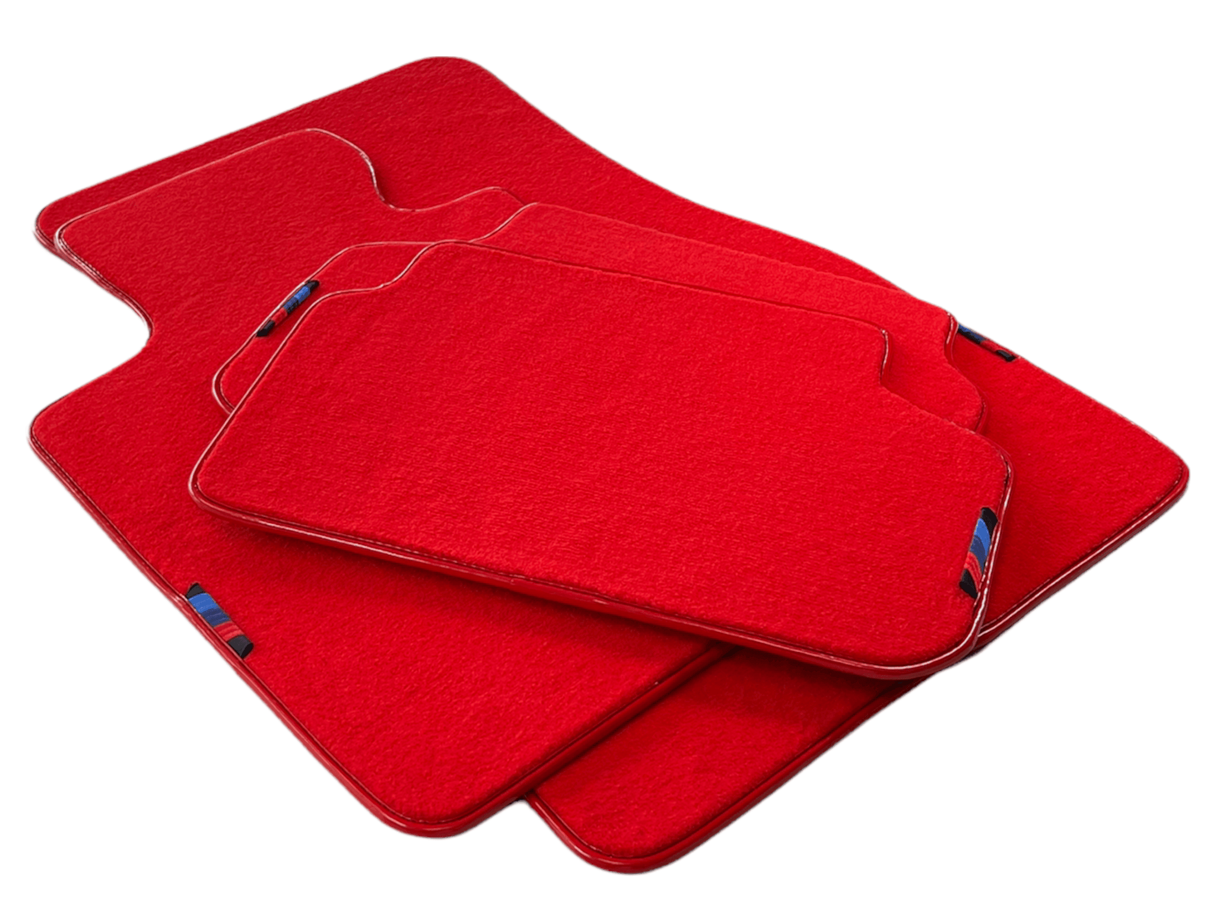 Red Mats For BMW M5 E34 With M Package AutoWin Brand - AutoWin