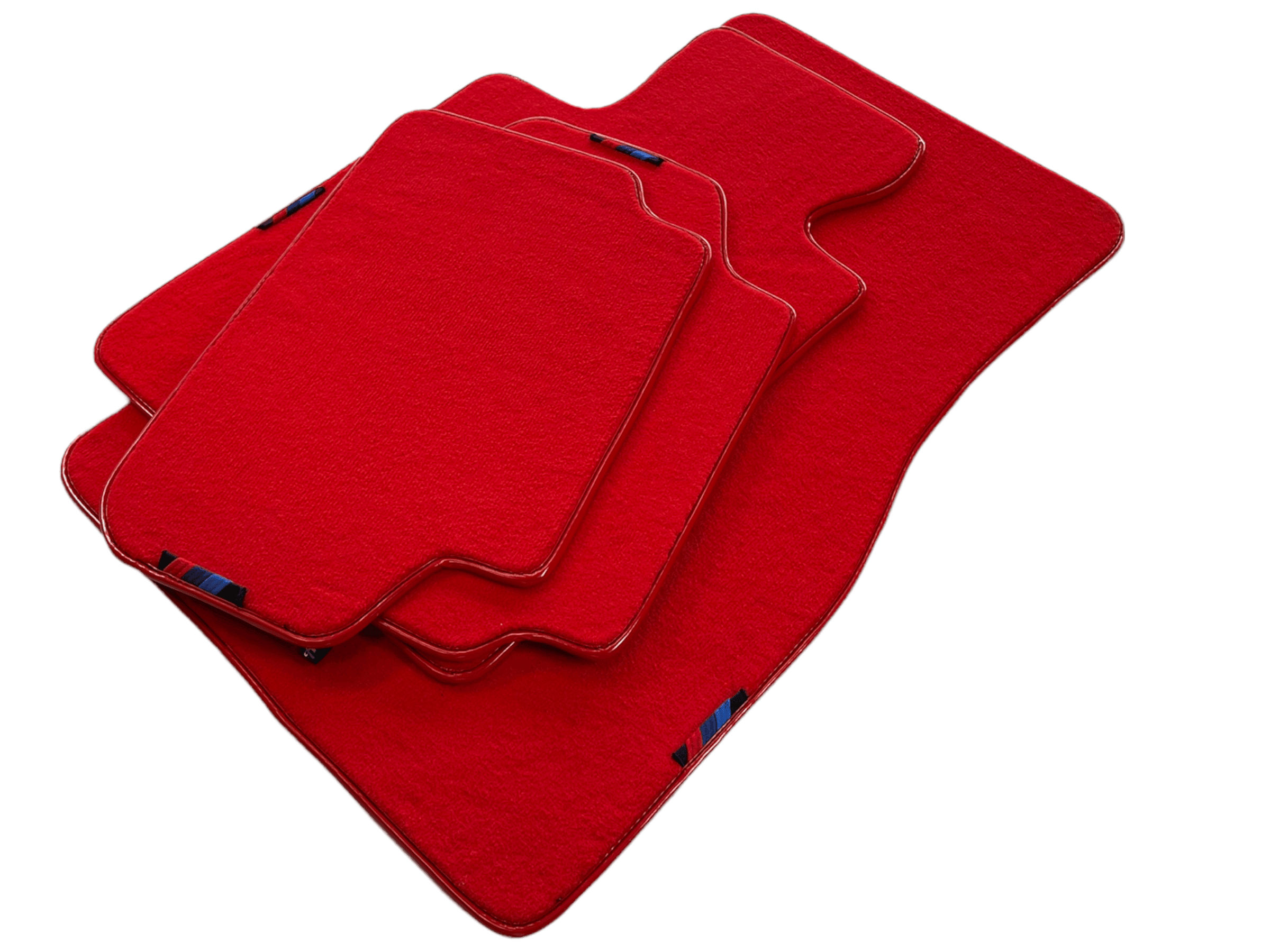 Red Mats For BMW M5 E34 With M Package AutoWin Brand - AutoWin