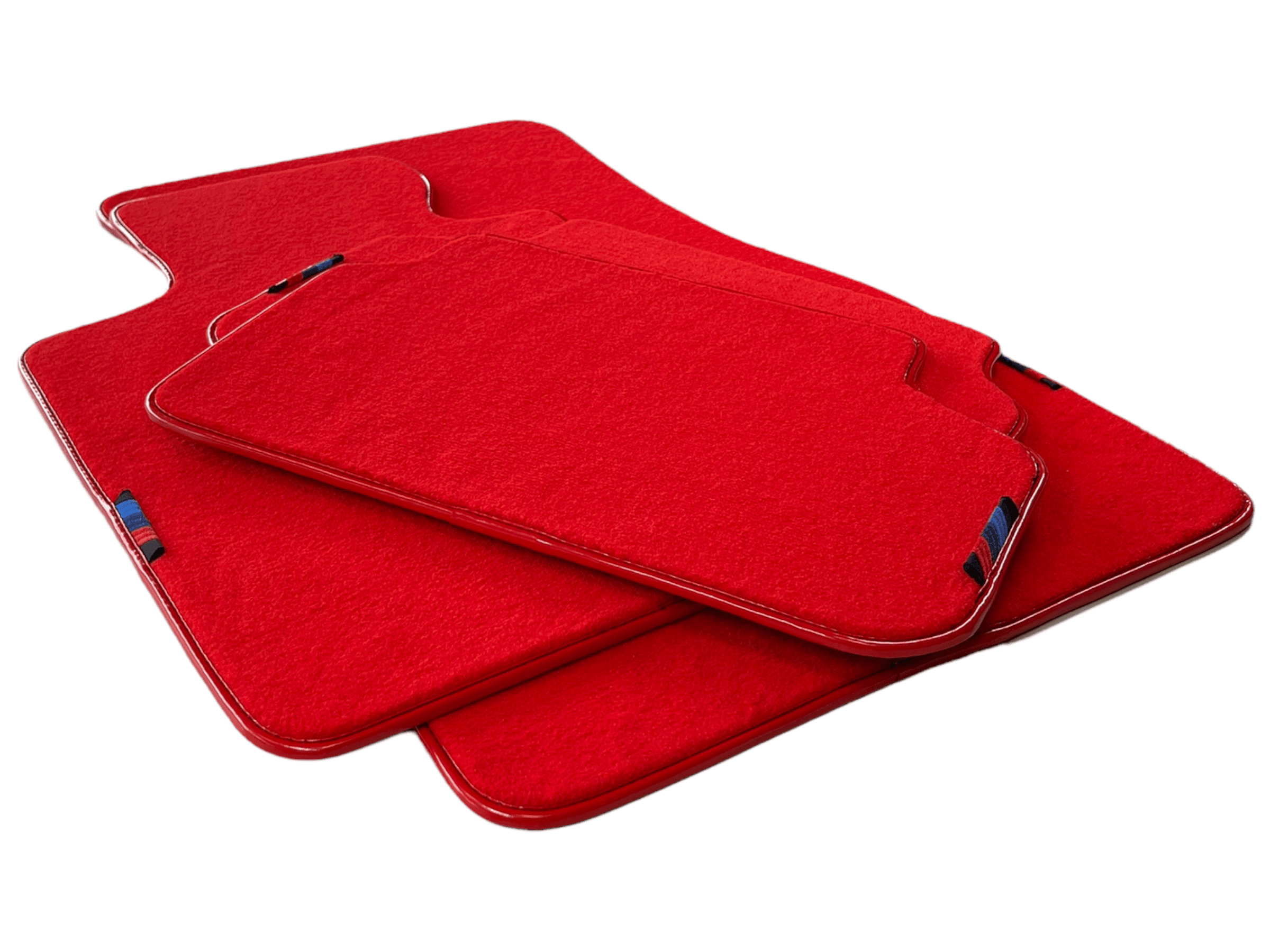 Red Mats For BMW M5 E34 With M Package AutoWin Brand - AutoWin