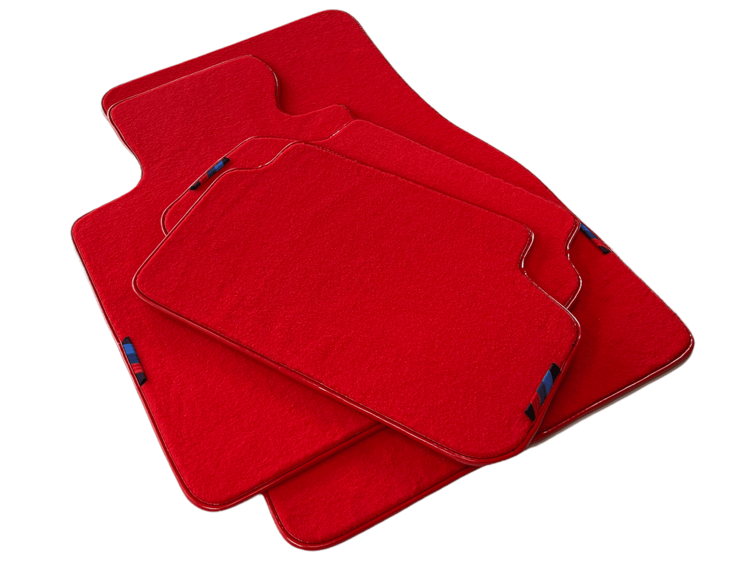 Red Mats For BMW M5 E34 With M Package AutoWin Brand - AutoWin