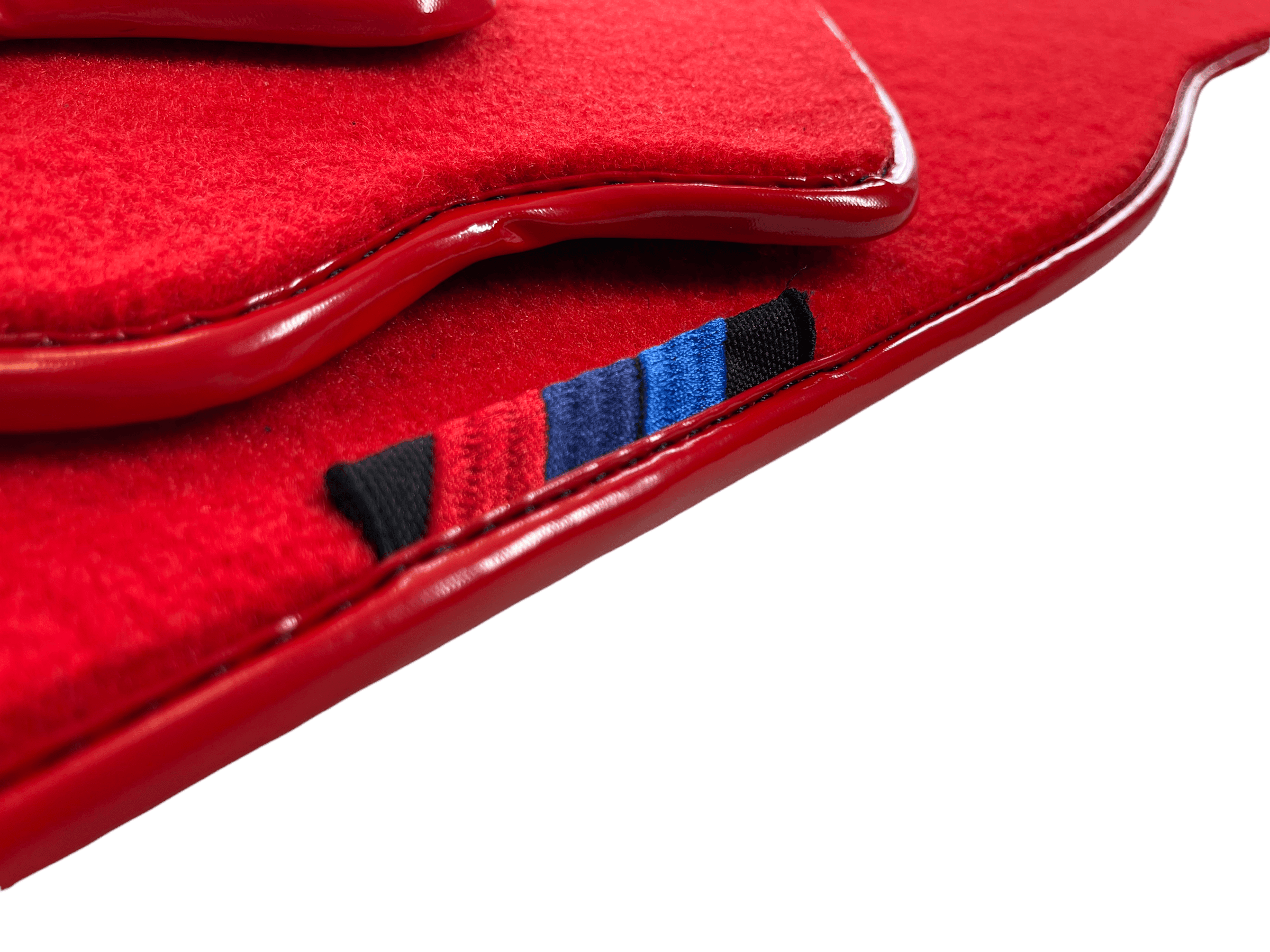 Red Mats For BMW M5 E34 With M Package AutoWin Brand - AutoWin