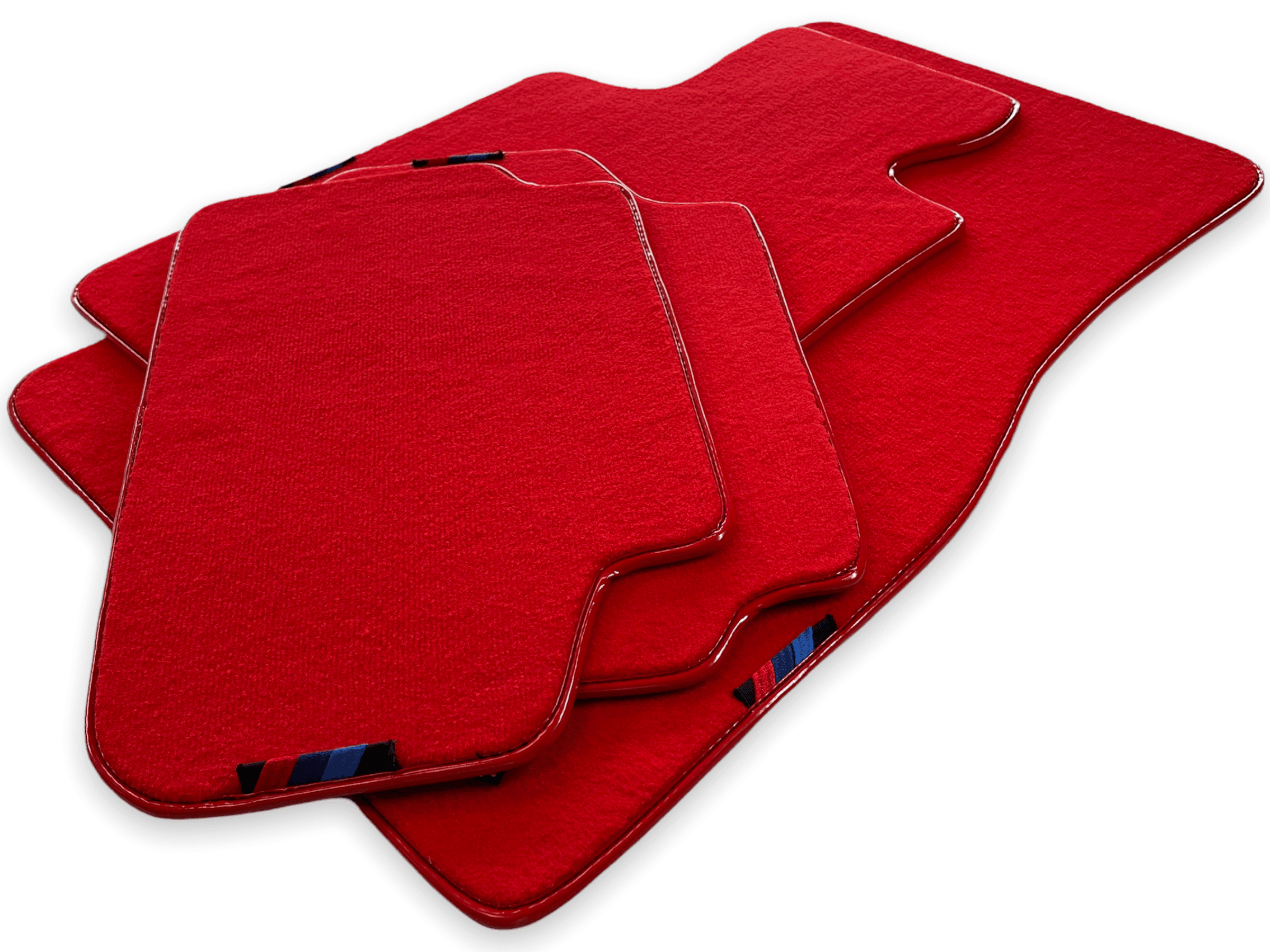 Red Mats For BMW M5 E34 With M Package AutoWin Brand - AutoWin