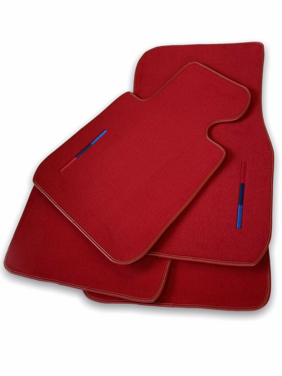 Red Mats For BMW M5 E39 With M Package - AutoWin