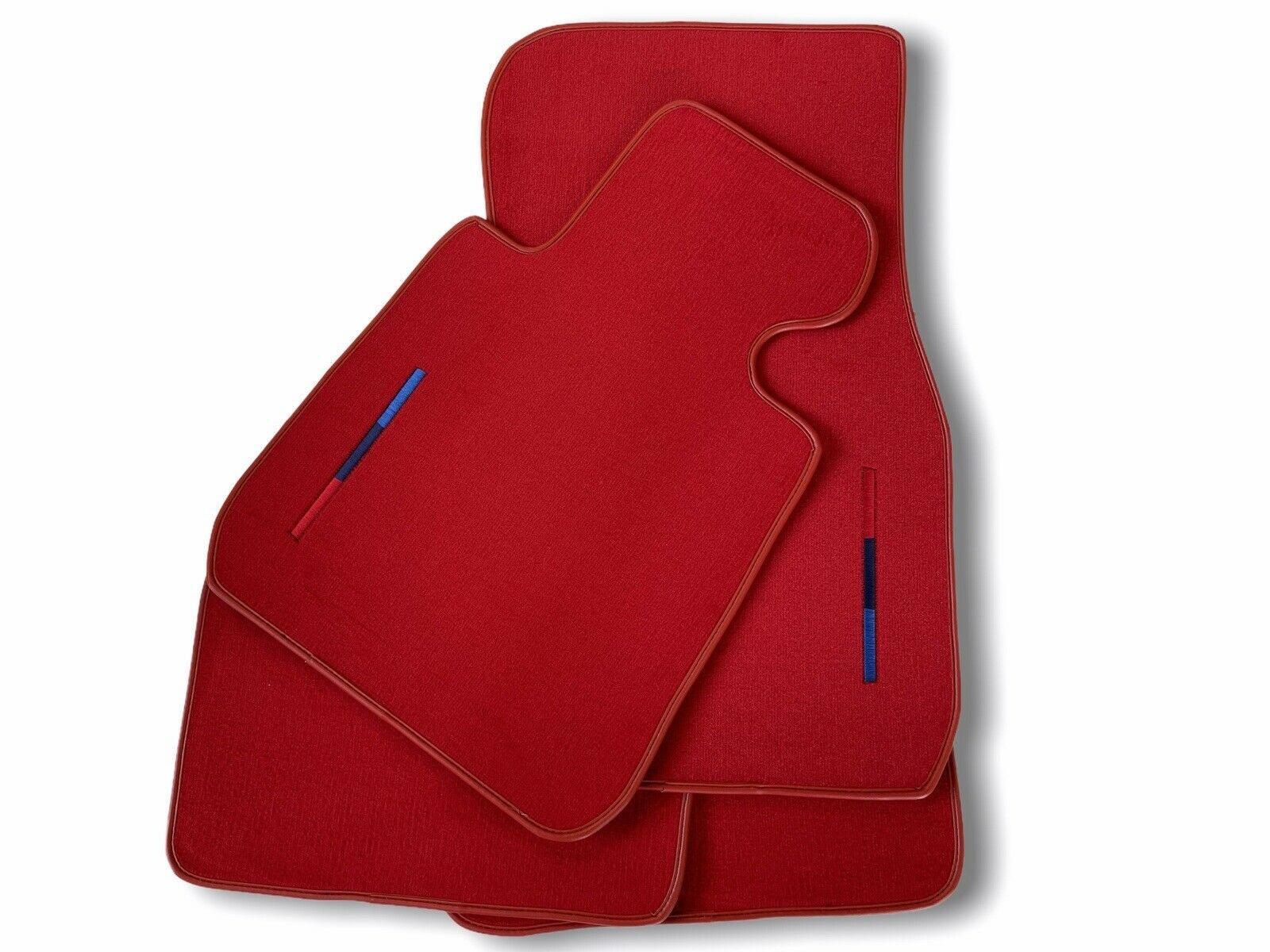 Red Mats For BMW M5 E39 With M Package - AutoWin