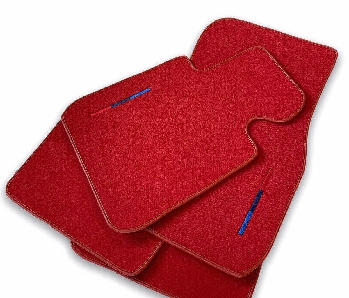 Red Mats For BMW M5 F10 With M Package - AutoWin