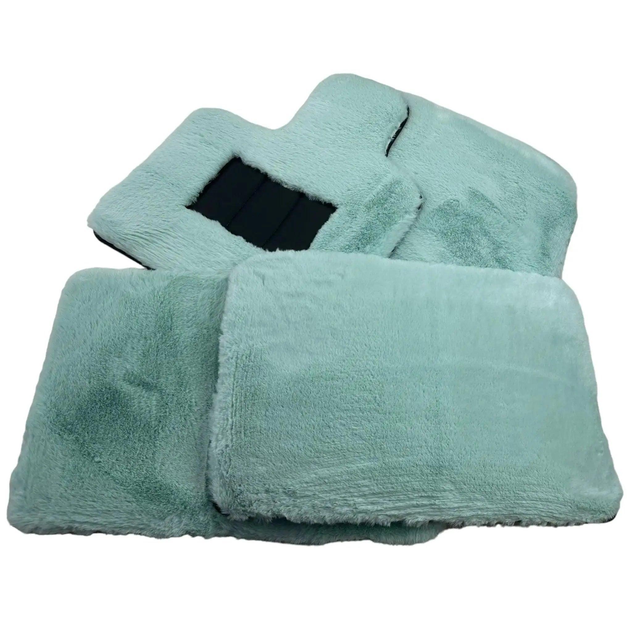 Tiffany Blue Sheepskin Floor Mats For Bentley Flying Spur (2013-2019) Er56 Design Brand